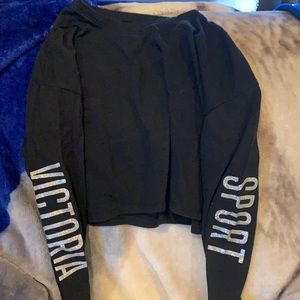 Victoria sport cropped long sleeve